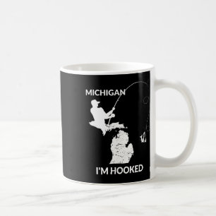 Michigan Fishing-Jersey-Geschenk für Fischer und Kaffeetasse