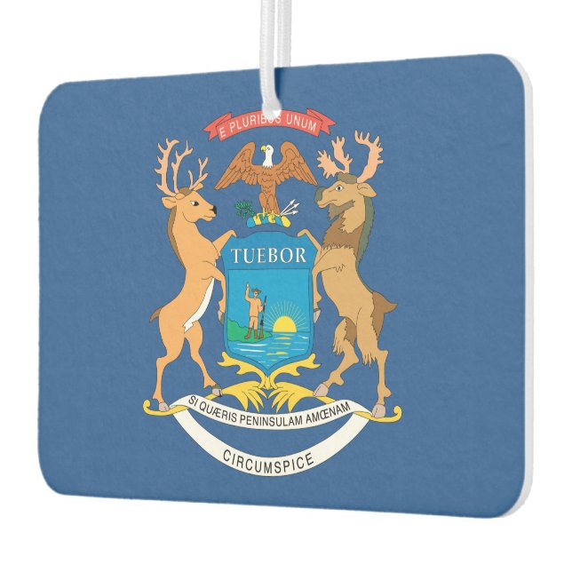 MICHIGAN Flag - Autolufterfrischer (Links)