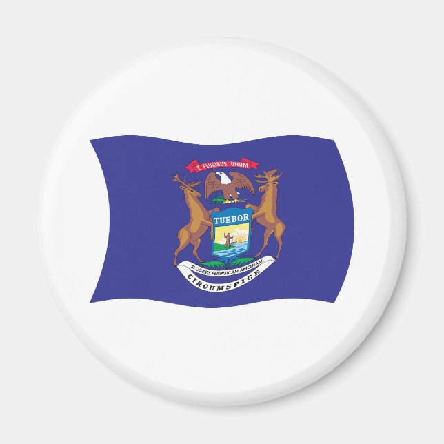 Michigan Flag Magnet (Vorne)
