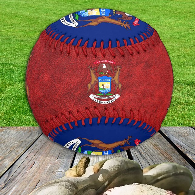 Michigan Flag, Michigan sport / Baseball Balls (Von Creator hochgeladen)