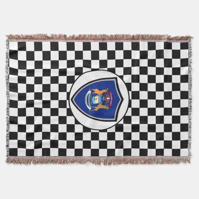 Michigan-Flagge Decke (Vorderseite)