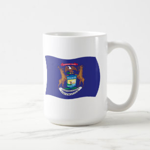 Michigan-Flaggentasse Kaffeetasse