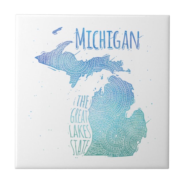 Michigan Fliese (Vorderseite)