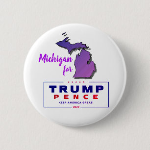 Michigan für Trump im Jahr 2020 Button