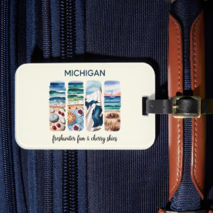 Michigan-Gepäckanhänger – Frischwasser & Kirschhim Gepäckanhänger
