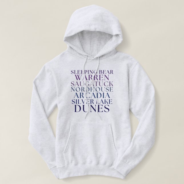 Michigan Great Lakes Sand Dunes Hoodies (Design vorne)