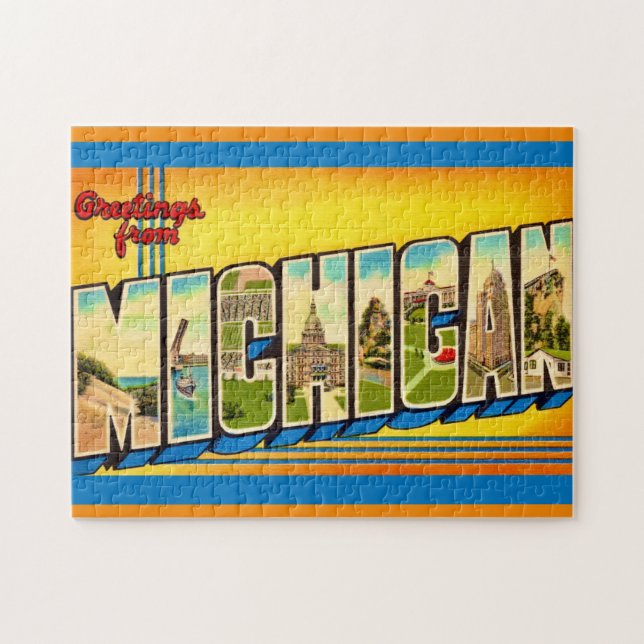 Michigan Greetings Postcard (Horizontal)