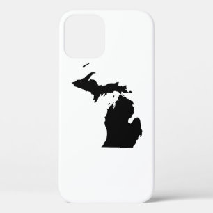 Michigan in Schwarz und Weiß Case-Mate iPhone Hülle