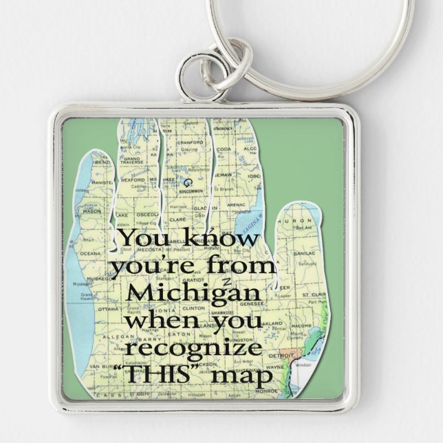 Michigan Key Chains Schlüsselanhänger (Vorne)