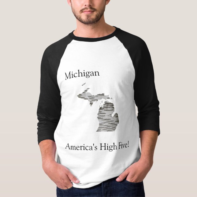 Michigan - Les cinq T-Shirt américains (Devant)
