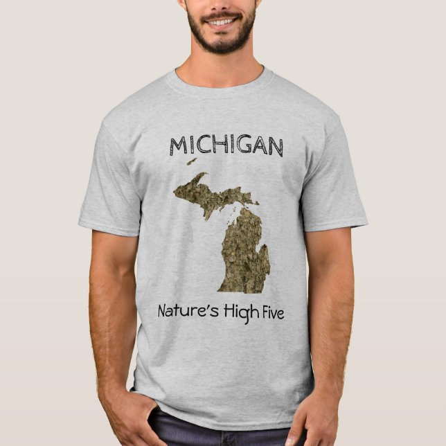 Michigan - Les cinq T-Shirt de la Nature (Devant)