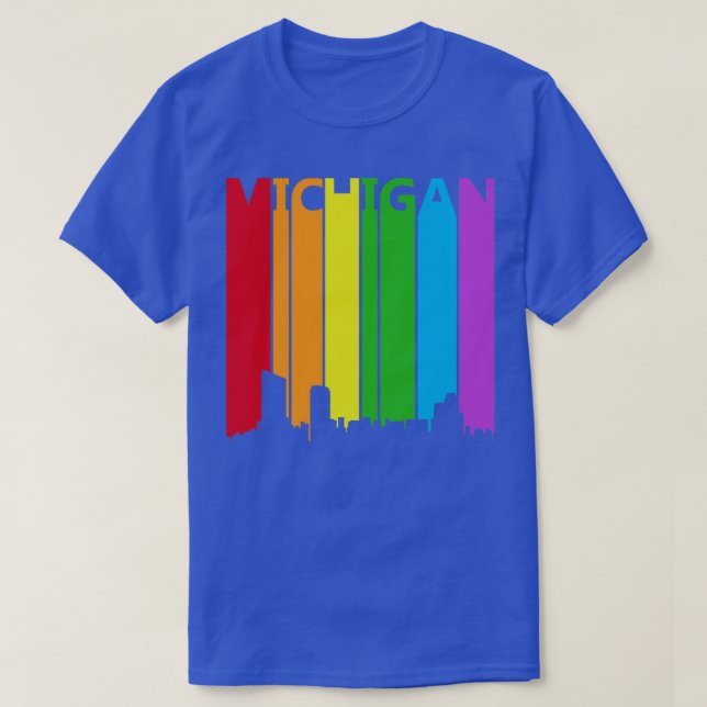 Michigan LGBT Gay Pride  T-Shirt (Design vorne)
