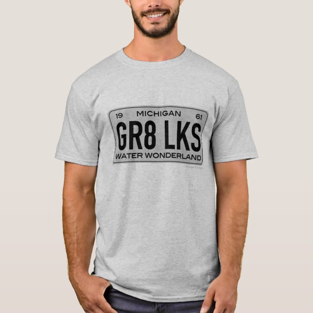 Michigan-Lizenz-Platten-Shirt 1961 T-Shirt (Vorderseite)