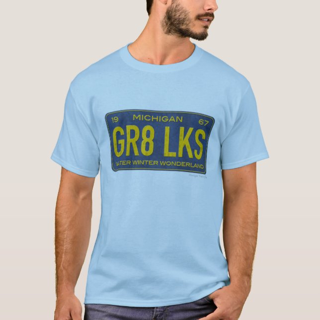 Michigan-Lizenz-Platten-Shirt 1967 T-Shirt (Vorderseite)