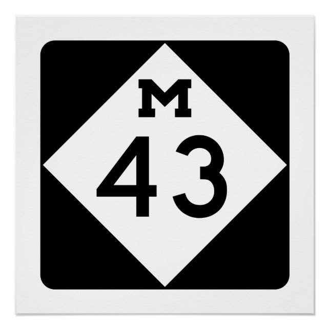 Michigan M-43 Poster (Vorderseite)
