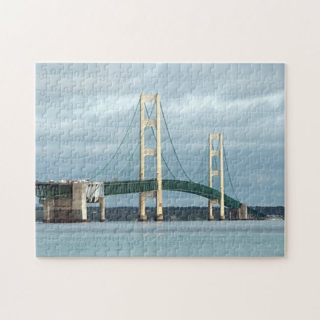 Michigan Mackinac Bridge Foto (Horizontal)