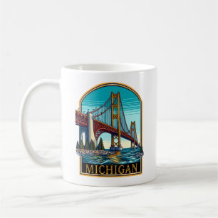 Michigan Mackinaw Bridge Kaffeetasse