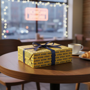 Michigan Maize and Blue Wrapping Paper Geschenkpapier