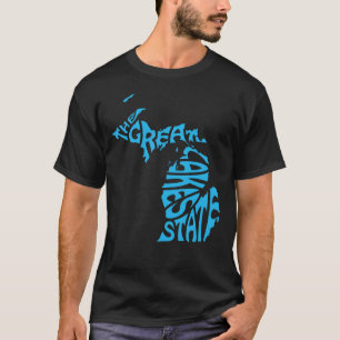 Michigan Mi Us Staat Gestaltmotto T-Shirt