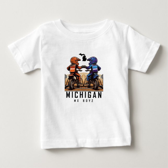 Michigan Mx Boyz Kleinkind T - Shirt (Vorderseite)