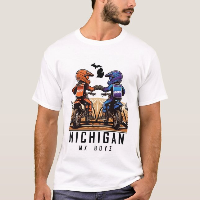 Michigan Mx Boyz Mens T - Shirt (Vorderseite)