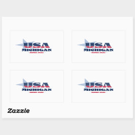 Michigan My Zuhause Staat Sticker