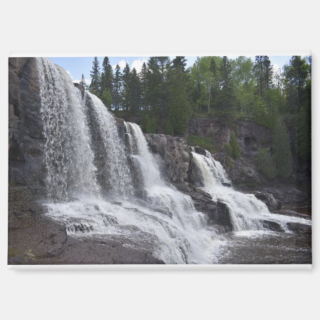 Michigan North Shore Waterfall Magnet (Vorderseite)