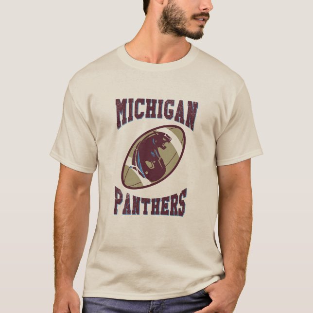 Michigan Panthers Football T-Shirt (Vorderseite)