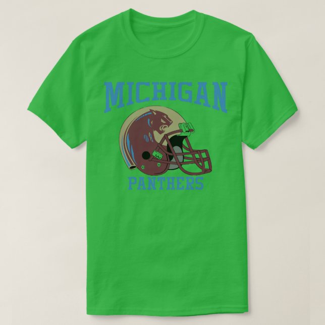 Michigan Panthers Helmet T-Shirt (Design vorne)