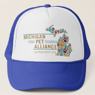 Michigan Paw Prints Ballcap Truckerkappe