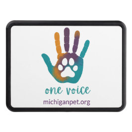 Michigan Pet Alliance One Voice Hitch Cover Abschlepphaken Cover