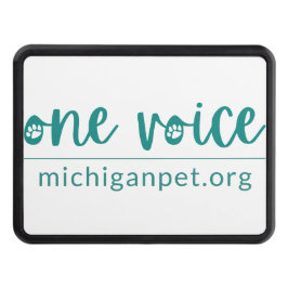 Michigan Pet Alliance One Voice Hitch Cover Abschlepphaken Cover