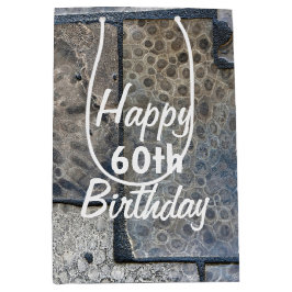 Michigan Petoskey Stone 60. Geburtstag Mittlere Geschenktüte