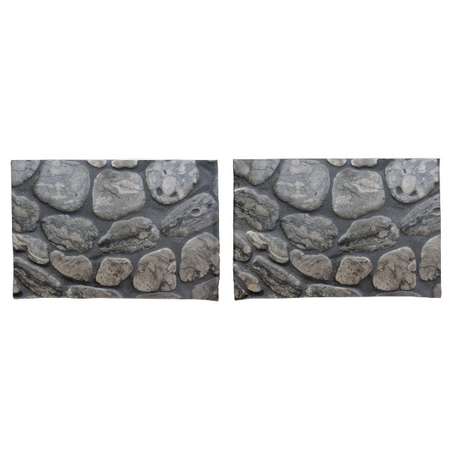 Michigan Petoskey Stone Abstraktes Muster Kissenbezug (Vorderseite-Set)