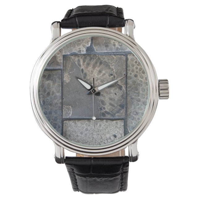 Michigan Petoskey Stone Armbanduhr (Vorderseite)