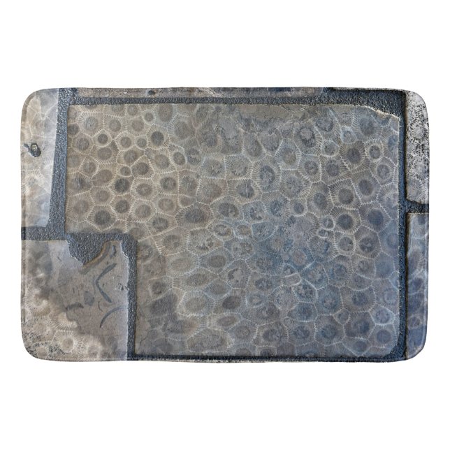 Michigan Petoskey Stone Badematte (Vorderseite)