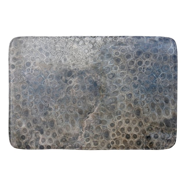 Michigan Petoskey Stone Pattern Badematte (Vorderseite)