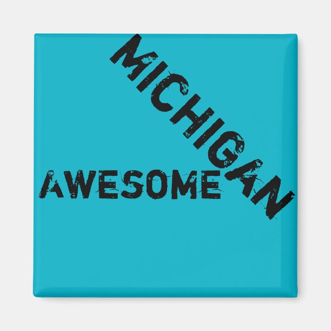 Michigan Phantastisch Quote Magnet (Vorne)