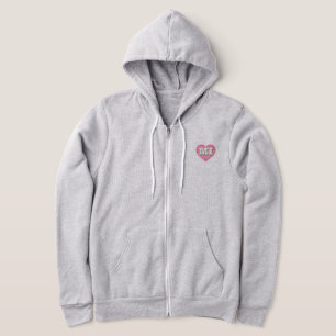 MIchigan Pink Fade Heart - I Liebe MI Hoodie