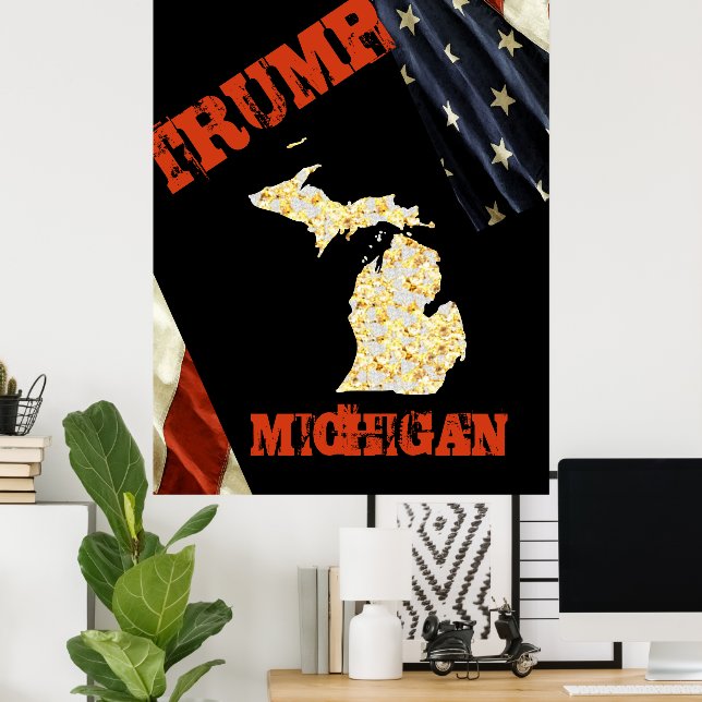 MICHIGAN POSTER (Heimbüro)
