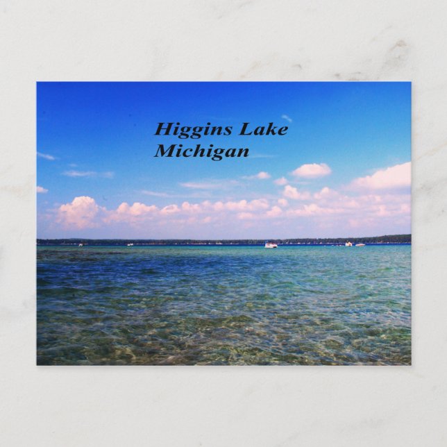 Michigan Postkarte (Vorderseite)