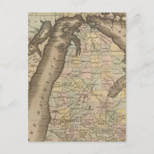 Michigan Postkarte