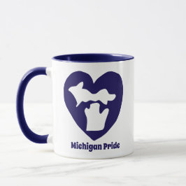 Michigan Pride Herz Tasse