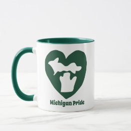 Michigan Pride Herz Tasse