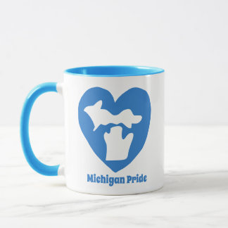 Michigan Pride Herz Tasse