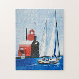 Michigan Red Lighthouse