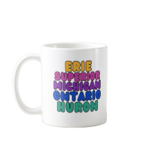 Michigan-Regenbogen-Text Great Lakes Kaffeetasse