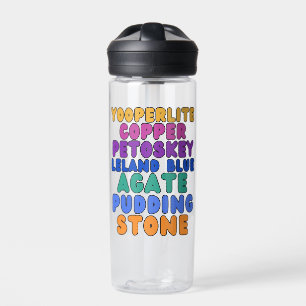 Michigan Rockhound Wasserflasche Trinkflasche
