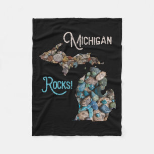 Michigan Rocks Petoskey Stone Jagd T-Shirt Great L Fleecedecke