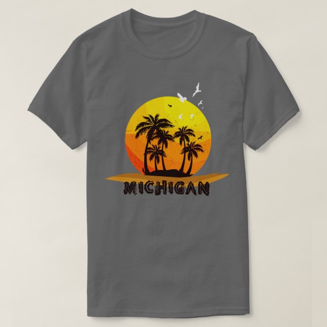 Michigan Romance und Glück T-Shirt (Design vorne)